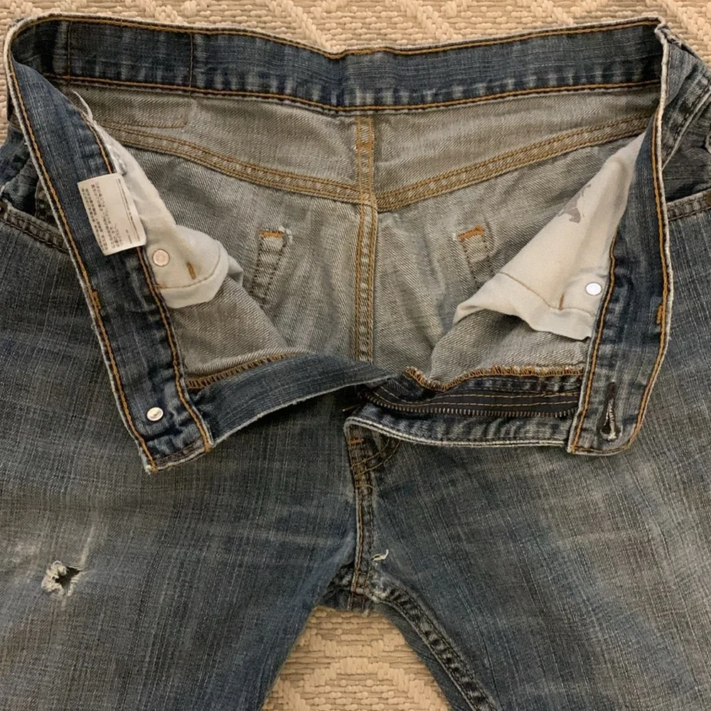 Levi’s 505 Denim Jeans 34 X 30, Red Tag, Button & Zip, See Pics & Description - Picture 9 of 16